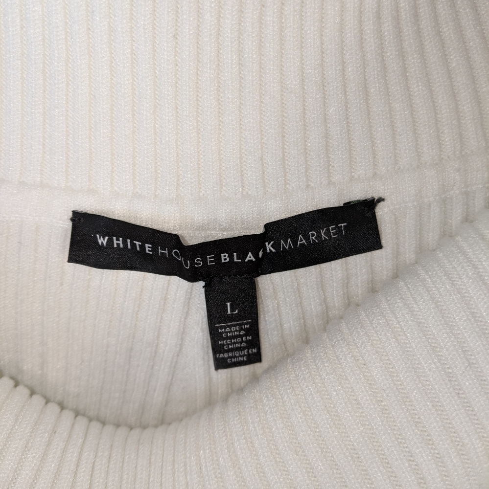 White House Black Market cowl neck sweater L - Picture 7 of 8